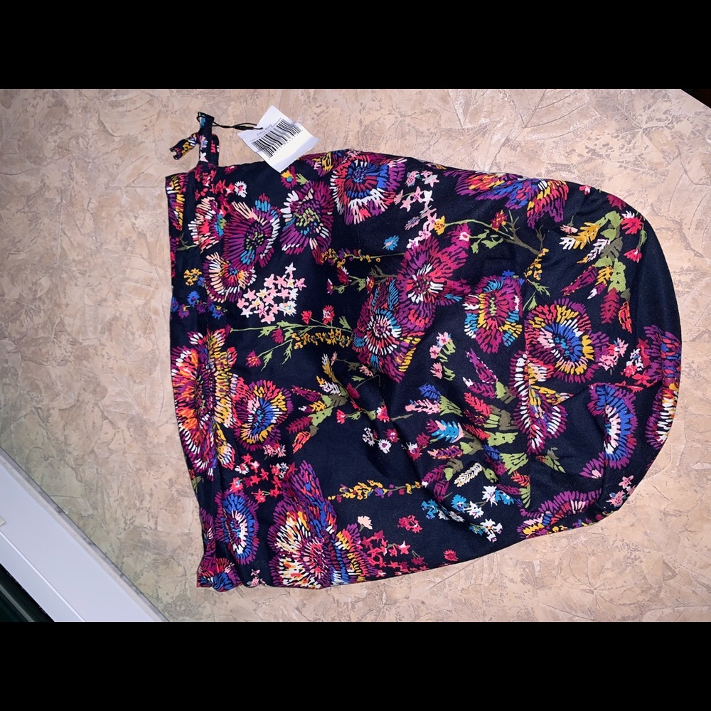 Vera Bradley Midnight Wildflower Ditty Bag